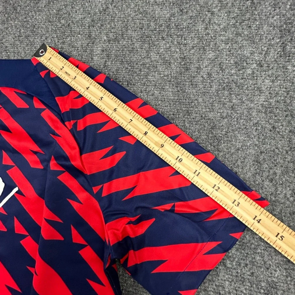 Nike USWNT Jersey Mens M Red Blue Dri Fit 2023 USA Soccer Academy Pro Pre-Match - Picture 12 of 14